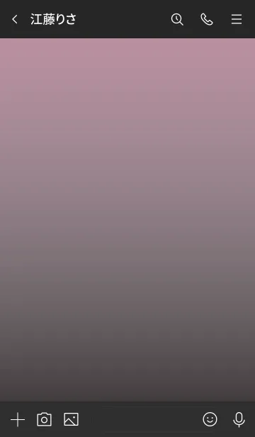 [LINE着せ替え] 黒とピンク : Gradationの画像3