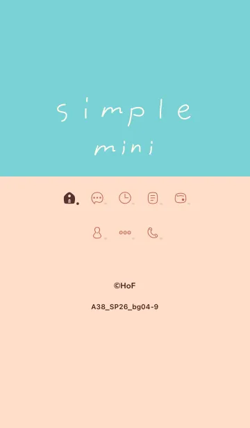 [LINE着せ替え] A38.26_ベージュ4-9の画像1