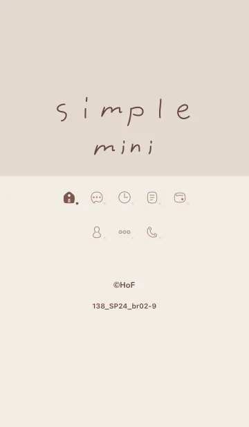 [LINE着せ替え] 138.24_ブラウン2-9の画像1