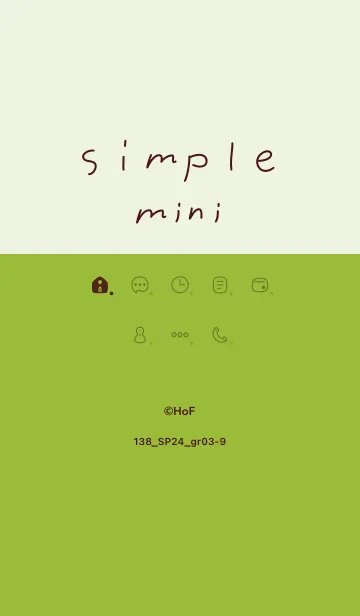 [LINE着せ替え] 138.24_グリーン3-9の画像1