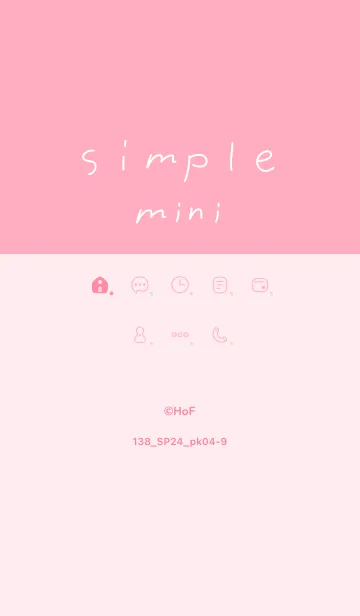 [LINE着せ替え] 138.24_ピンク4-9の画像1