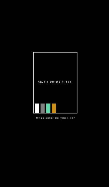 [LINE着せ替え] シンプル カラー チャート 4の画像1