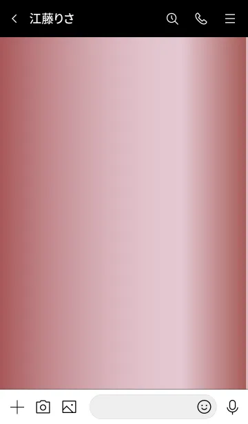 [LINE着せ替え] Simple Gradation -GlossyPink 9-の画像3