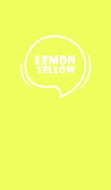 [LINE着せ替え] Love Lemon Yellow Theme Vr.7 (JP)の画像1