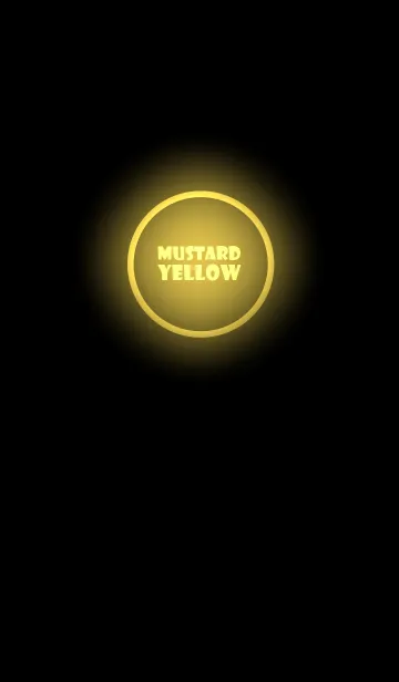 [LINE着せ替え] Mustard Yellow Neon Theme Ver.2 (JP)の画像1