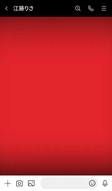 [LINE着せ替え] Rose Red  Neon Theme Vr.1 (JP)の画像3