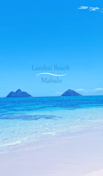 [LINE着せ替え] Lanikai Beach  Mahalo.の画像1