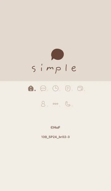[LINE着せ替え] 139.24_ブラウン2-3の画像1
