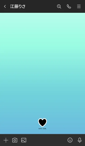 [LINE着せ替え] カラフルグラデーション /ビビッドカラー17の画像3