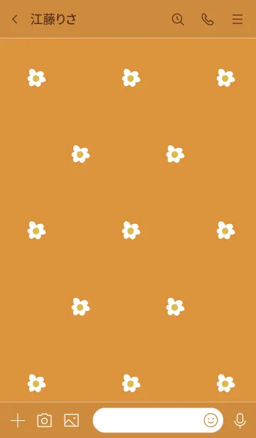 [LINE着せ替え] オレンジ : Hanaの画像3