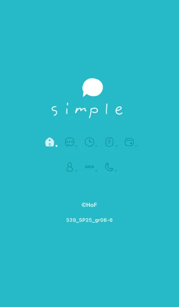 [LINE着せ替え] 539.25_グリーン6-6の画像1