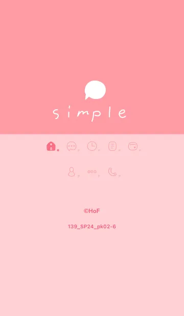 [LINE着せ替え] 139.24_ピンク2-6の画像1