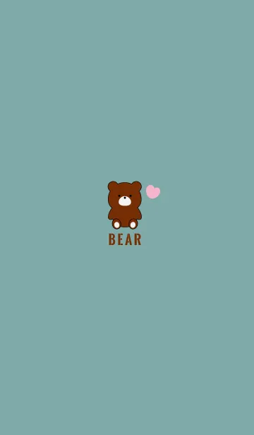 [LINE着せ替え] HEART & BEAR 14の画像1