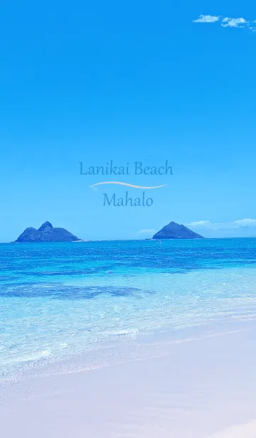 [LINE着せ替え] Lanikai Beach Mahalo 2の画像1