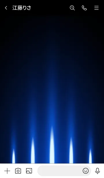 [LINE着せ替え] ORIONBLUE LIGHT. -MEKYM-の画像3