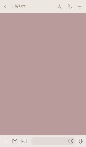 [LINE着せ替え] 大人のシンプルくすみピンク。の画像3