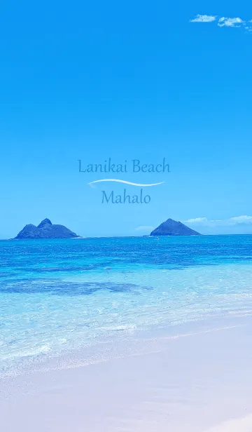 [LINE着せ替え] Lanikai Beach Mahalo 3の画像1