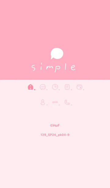 [LINE着せ替え] 139.24_ピンク4-9の画像1