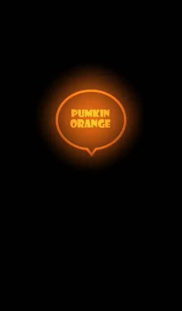 [LINE着せ替え] Pumpkin Orange  Neon Theme Vr.1 (JP)の画像1