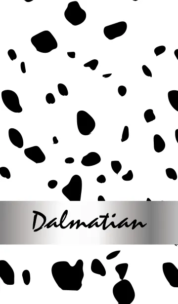 [LINE着せ替え] Dalmatian -Silver-の画像1