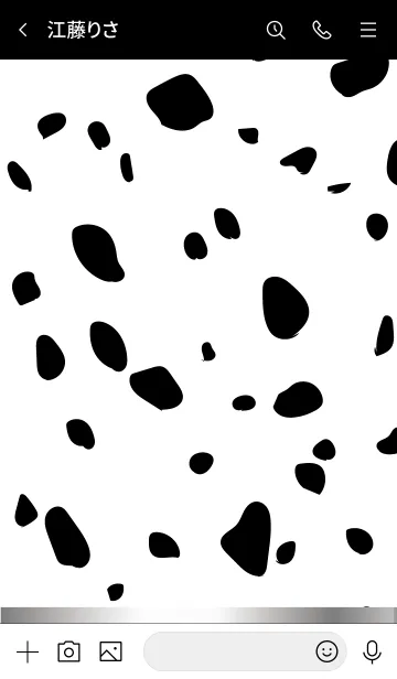 [LINE着せ替え] Dalmatian -Silver-の画像3