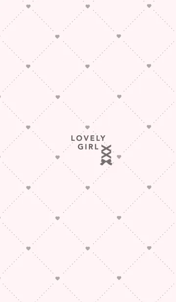 [LINE着せ替え] Lovely girl ♡ black×pink×whiteの画像1