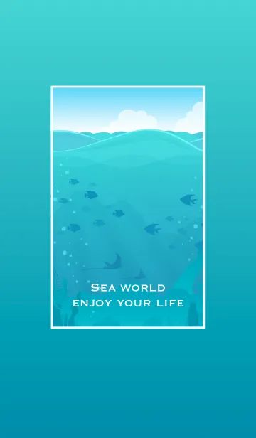 [LINE着せ替え] Sea world_enjoy your lifeの画像1