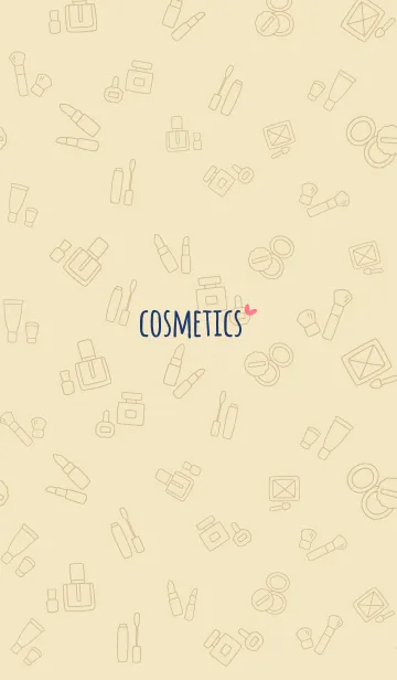 [LINE着せ替え] 大人かわいいコスメ＊ネイビーの画像1