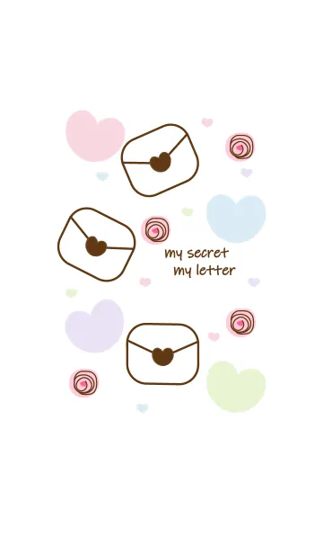 [LINE着せ替え] My secret & My letter 2の画像1