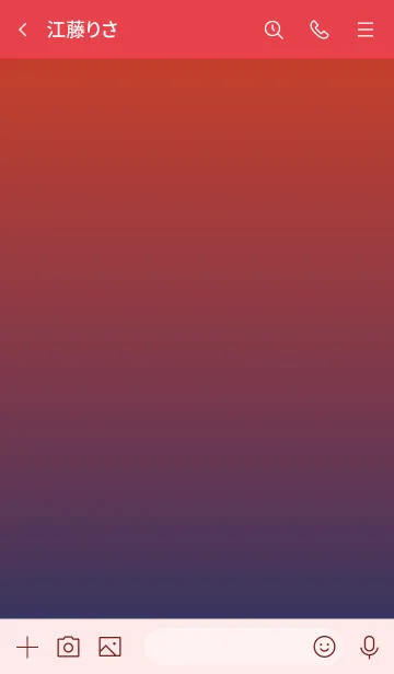 [LINE着せ替え] 赤とネイビー : Gradationの画像3