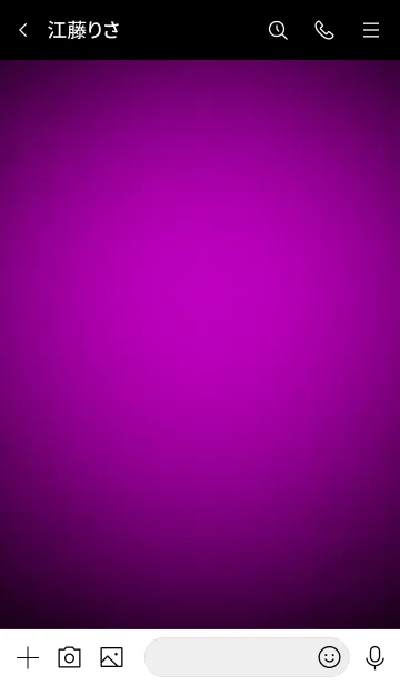 [LINE着せ替え] Purple In Black Vr.7 (JP)の画像3