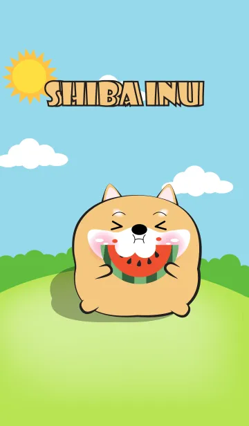 [LINE着せ替え] Chubby Shiba Inu  Theme (JP)の画像1