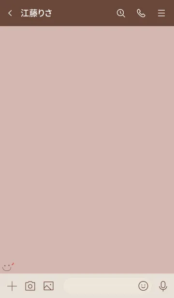 [LINE着せ替え] 可愛いニコちゃんおんぷ＊くすみピンクの画像3