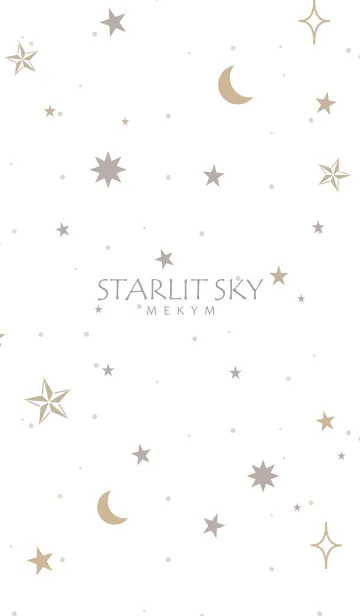 [LINE着せ替え] SIMPLE STARLIT SKY-MEKYMの画像1