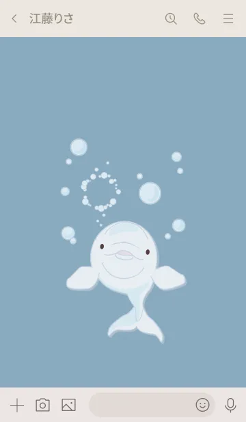 [LINE着せ替え] Hello Beluga！の画像3