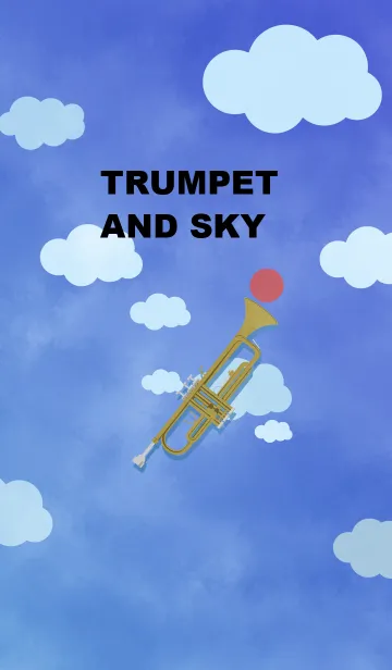 [LINE着せ替え] トランペットと空の画像1