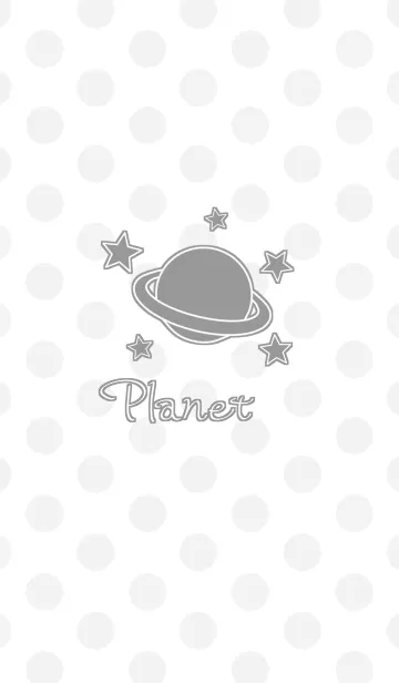 [LINE着せ替え] Planet 2 -Polka dot-の画像1