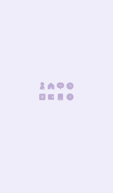 [LINE着せ替え] シンプル（purple)V.915の画像1