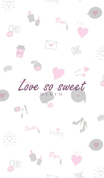 [LINE着せ替え] - Love so sweet - MEKYM 11の画像1