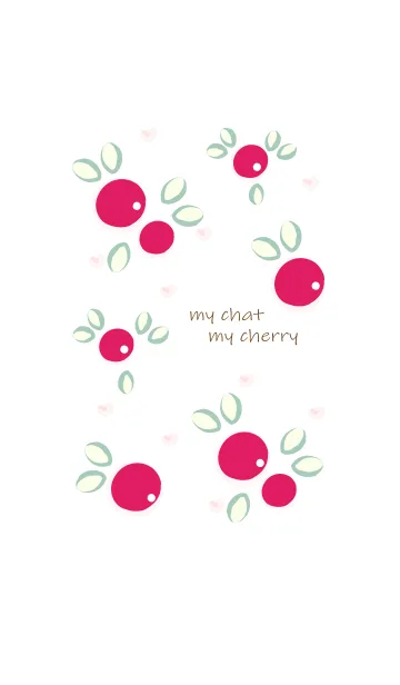 [LINE着せ替え] My chat my cherry 66の画像1