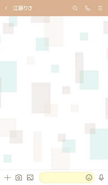 [LINE着せ替え] おしゃれ四角13の画像3