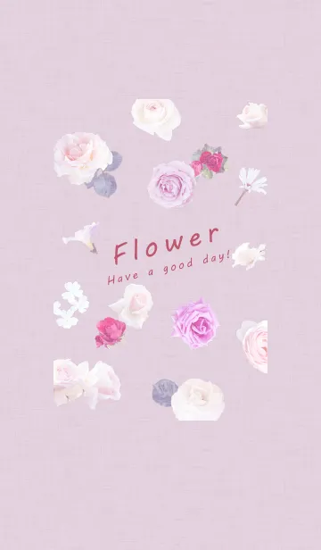 [LINE着せ替え] ～Flower♥ピンク11～の画像1