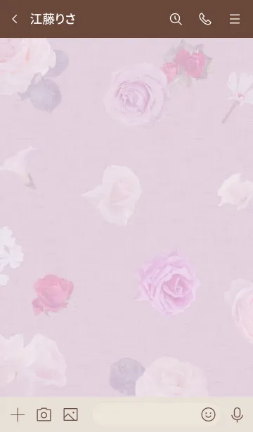 [LINE着せ替え] ～Flower♥ピンク11～の画像3