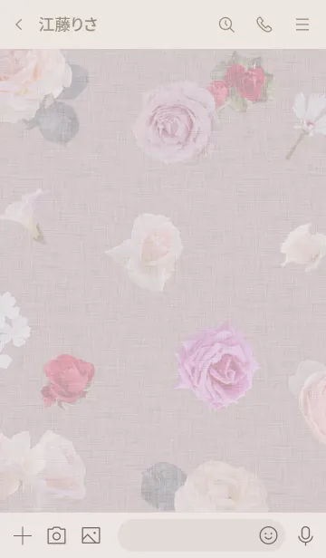 [LINE着せ替え] ～Flower♥ピンク10～の画像3