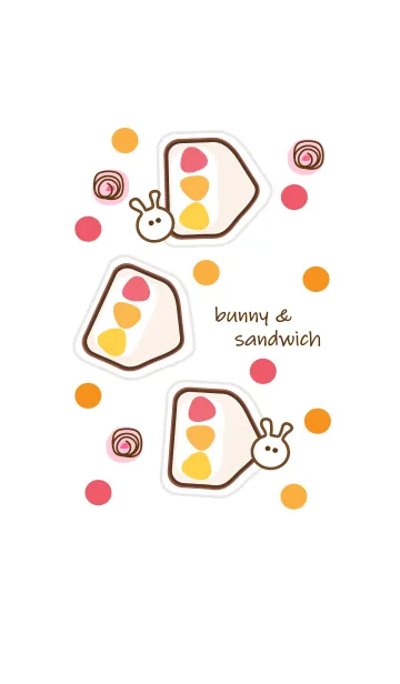 [LINE着せ替え] mini bunny & sandwich 2の画像1