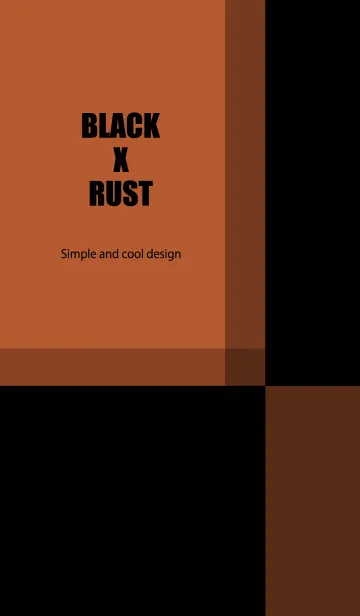 [LINE着せ替え] BLACK X RUSTの画像1