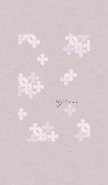 [LINE着せ替え] ～紫陽花♥ピンク2～の画像1