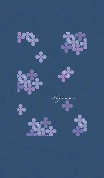 [LINE着せ替え] ～紫陽花♥ブルー5～の画像1