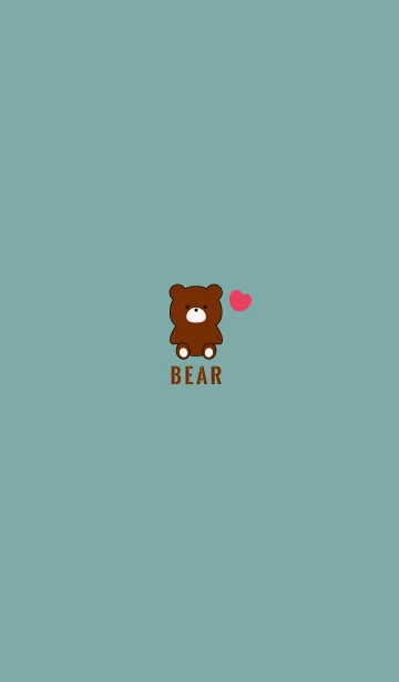 [LINE着せ替え] HEART & BEAR 17の画像1