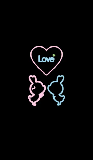 [LINE着せ替え] NEON LOVE THEME 30の画像1
